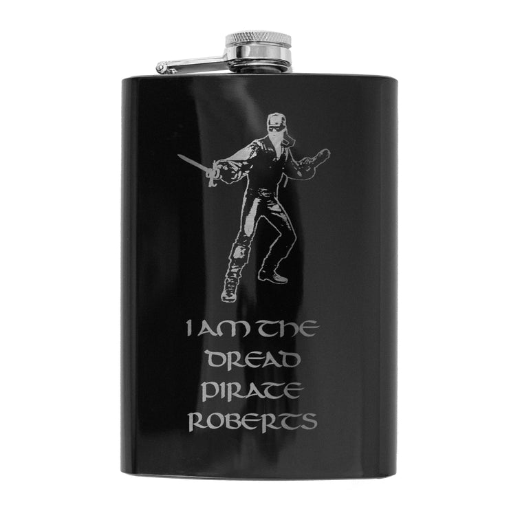 8oz BLACK I Am the Dread Pirate Roberts Flask