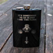 8oz BLACK Take This Flask