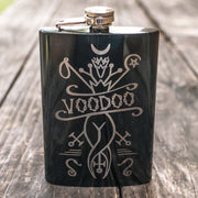 8oz BLACK Voodoo Flask
