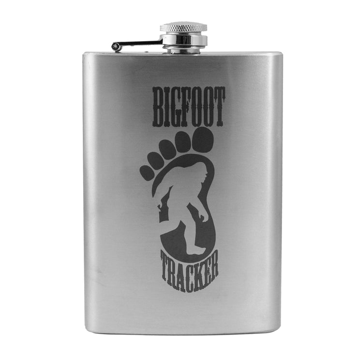 8oz Bigfoot Tracker Stainless Steel Flask