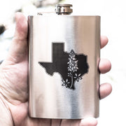 8oz Bluebonnet - Texas Stainless Steel Flask