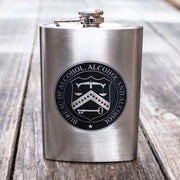 8oz Bureau Of Alcohol Alcohol and Alcohol Flask