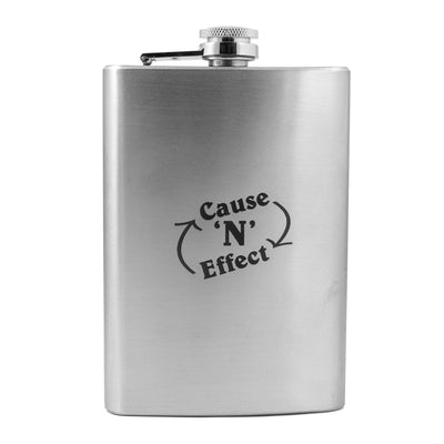 8oz Cause N Effect Stainless Steel Flask
