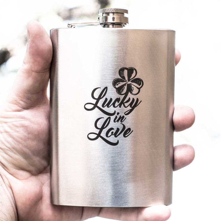 8oz Clover - Lucky in Love Flask