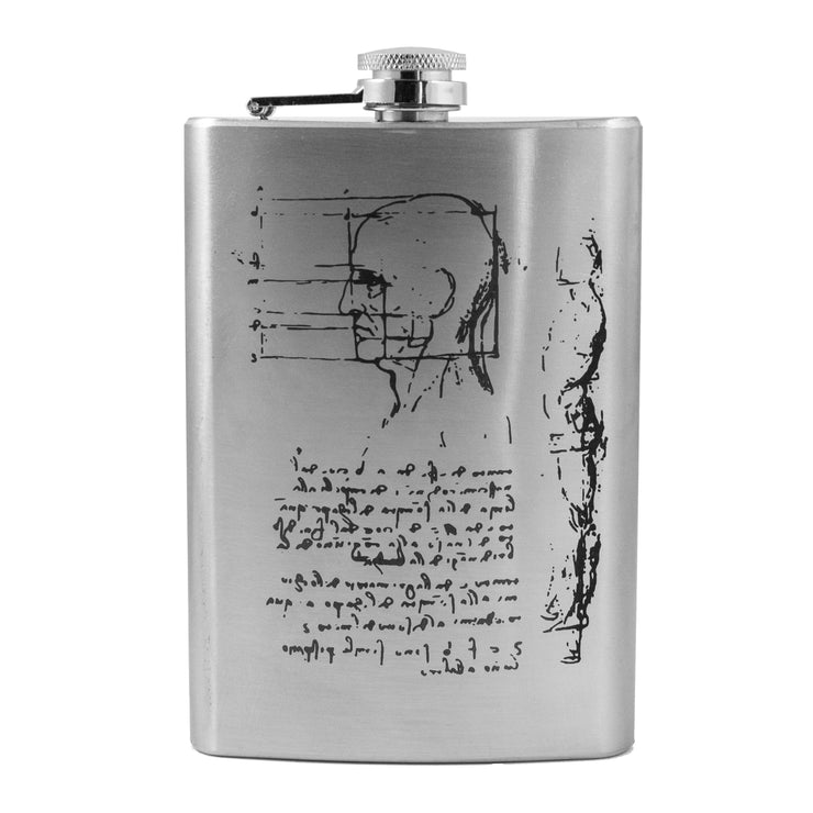8oz Da Vinci Proportions Stainless Steel Flask