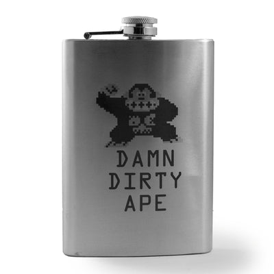 8oz Damn Dirty Ape Flask