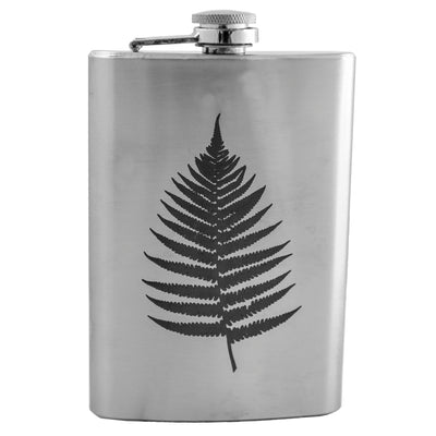 8oz Fern Leaf Stainless Steel Flask