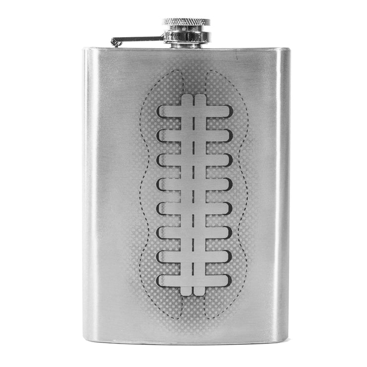 8oz Football Stainless Steel Flask