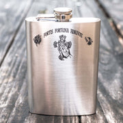 8oz Fortis Fortuna Adiuvat Flask