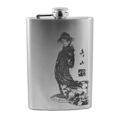 8oz Geisha V2 Stainless Steel Flask