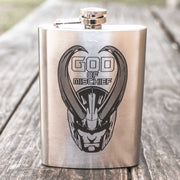 8oz God of Mischief Flask