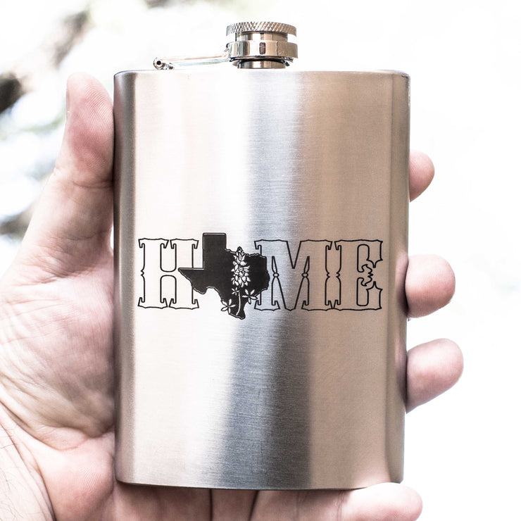 8oz Home - Texas Flask