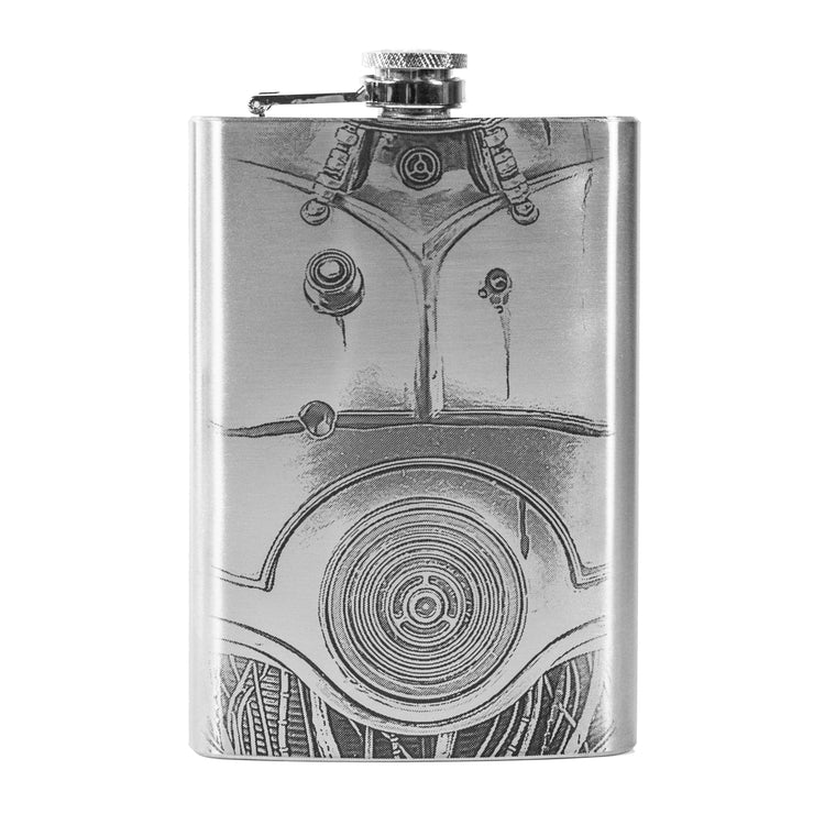 8oz Human Cyborg Relations Stainless Steel Flask