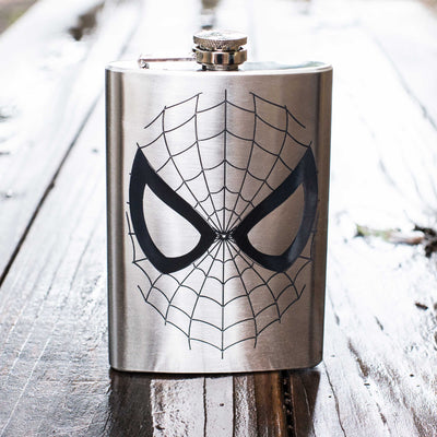 8oz I Can Do What a Spider Can Stainless Steel Flask