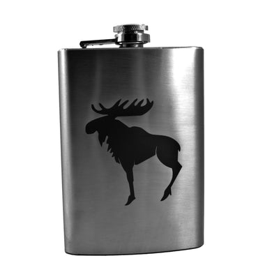 8oz Moose Flask