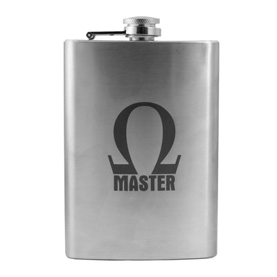 8oz Ohm Master Stainless Steel Flask