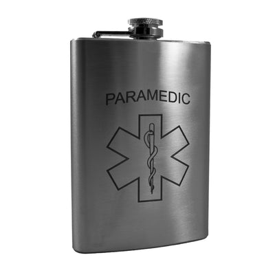 8oz Paramedic Stainless Steel Flask