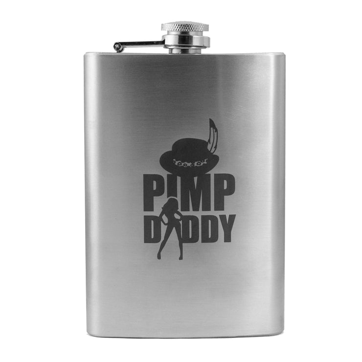 8oz Pimp Daddy Stainless Steel Flask