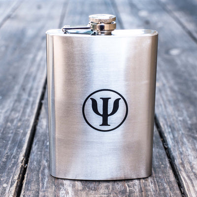8oz Psychology Stainless Steel Flask