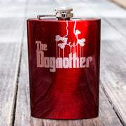 8oz RED The Dogmother Flask