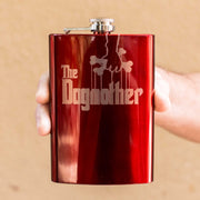 8oz RED The Dogmother Flask