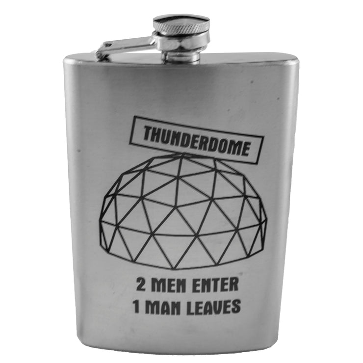 8oz Thunderdome Stainless Steel Flask