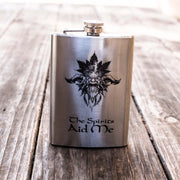 8oz The Spirits Aid Me Stainless Steel Flask