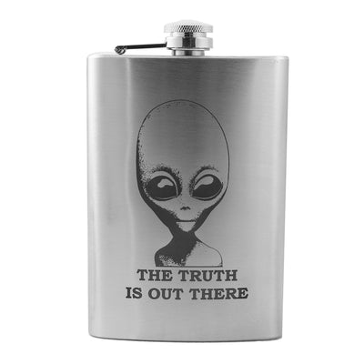 8oz The Truth is Out There Stainless Steel Flask