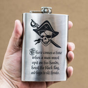 8oz There Comes a Time Flask