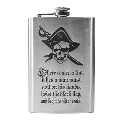 8oz There Comes a Time Flask