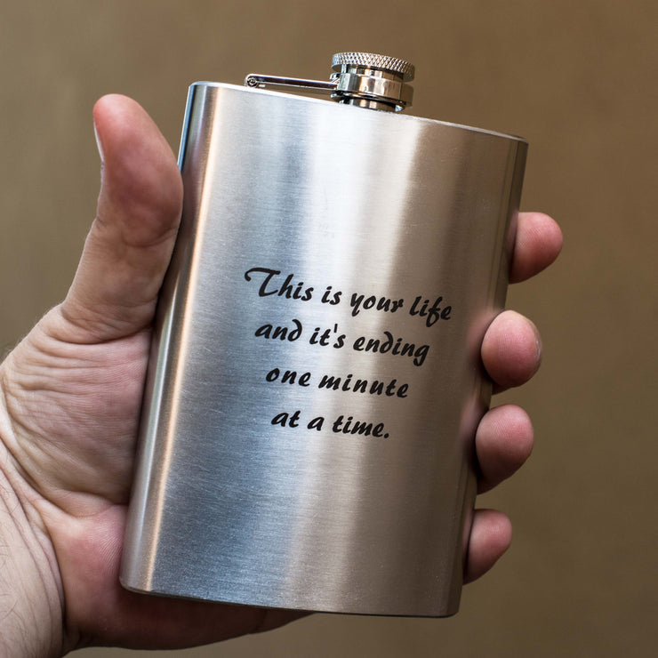 8oz This is Your Life Stainless Steel Flask