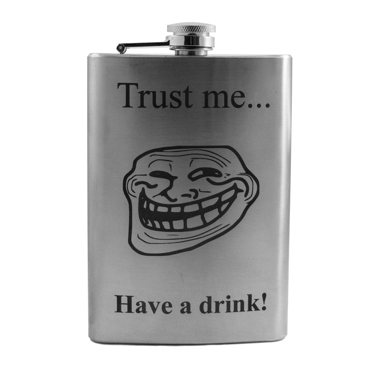 8oz Trust Me Have a Drink Stainless Steel Flask