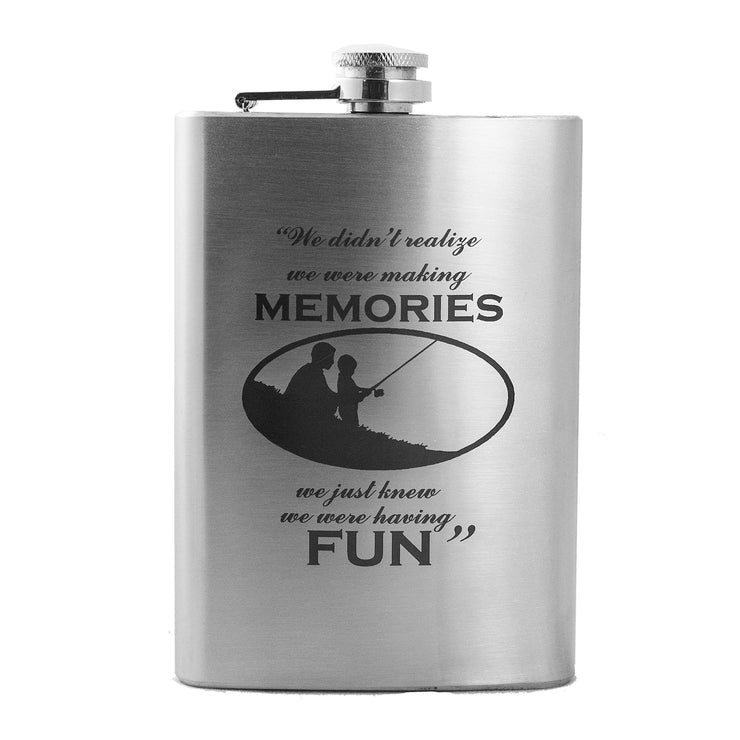 8oz We Didn't Realize Stainless Steel Flask