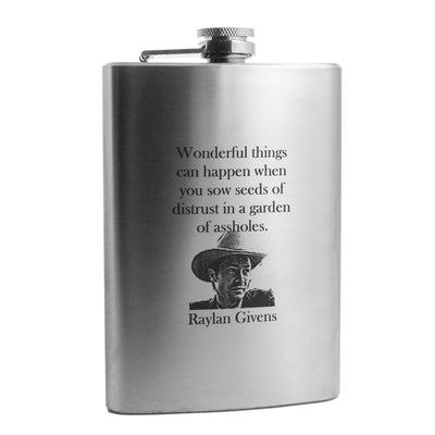 8oz Wonderful Things Can Happen Stainless Steel Flask