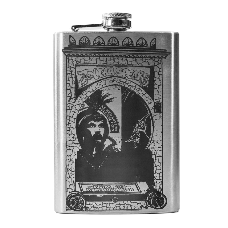 8oz Zoltar Speaks Stainless Steel Flask