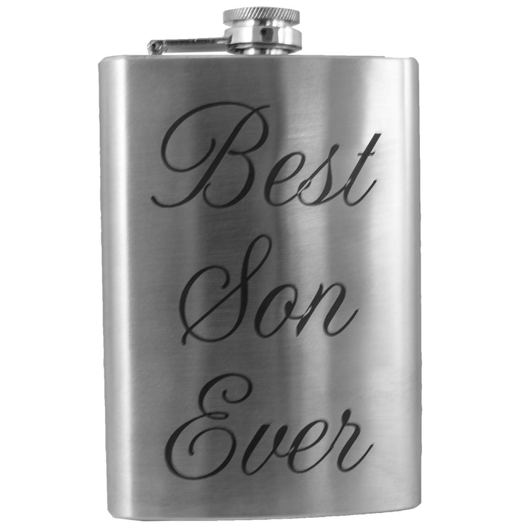 8oz Best Son Ever Stainless Steel Flask