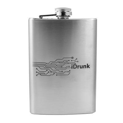 8oz iDrunk Stainless Steel Flask