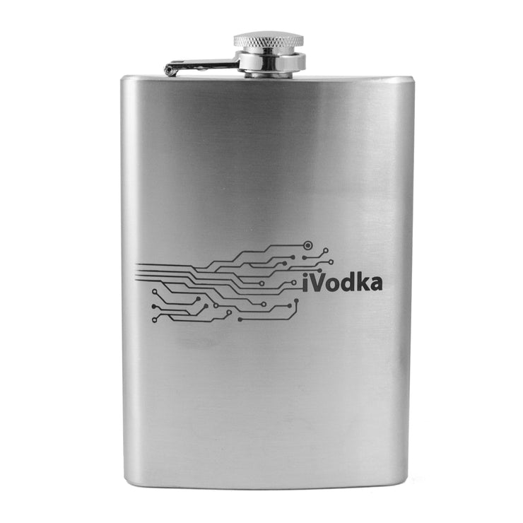 8oz iVodka Stainless Steel Flask