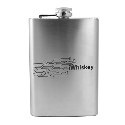 8oz iWhiskey Flask Silly Computer Novelty
