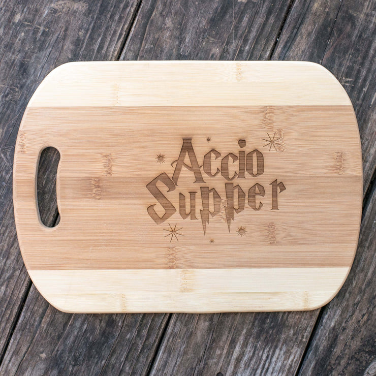 Accio Supper Cutting Board 14''x9.5''x.5'' Bamboo