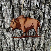 American Buffalo - Cedar Ornament