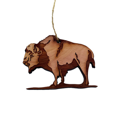 American Buffalo - Cedar Ornament