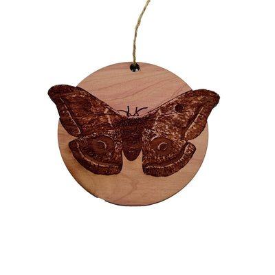 American Silkworm Moth - Cedar Ornament
