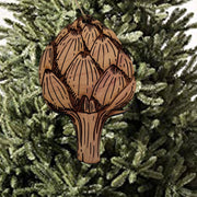 Artichoke - Cedar Ornament