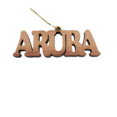 Aruba - Cedar Ornament