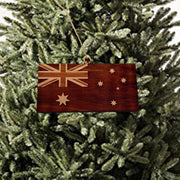 Australian Flag - Cedar Ornament