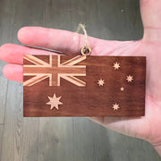 Australian Flag - Cedar Ornament