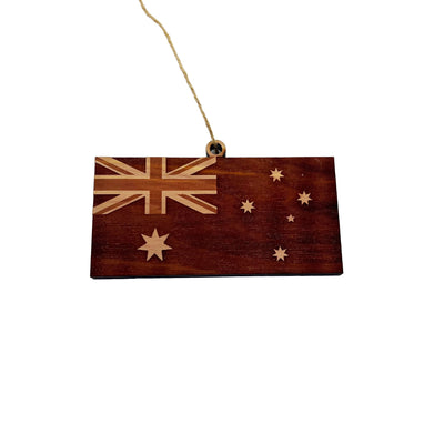 Australian Flag - Cedar Ornament