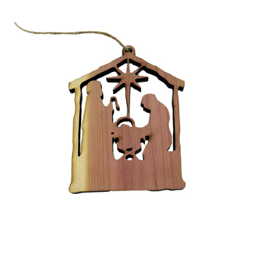 Baby Jesus - Cedar Ornament