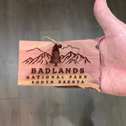 Badlands SD - Cedar Ornament